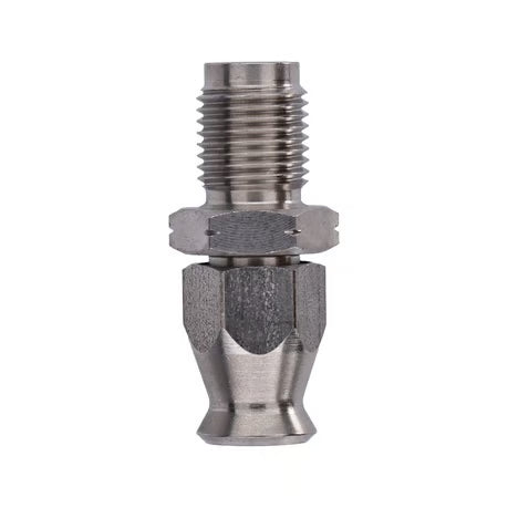Goodridge, direct connect m10-1.00. High polished SS Item No: 923819