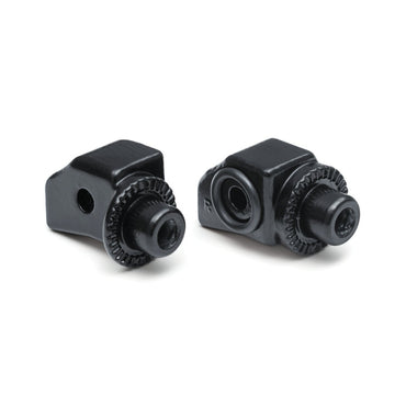 Kuryakyn splined adaptere til bageste fodhvilere, satin sort