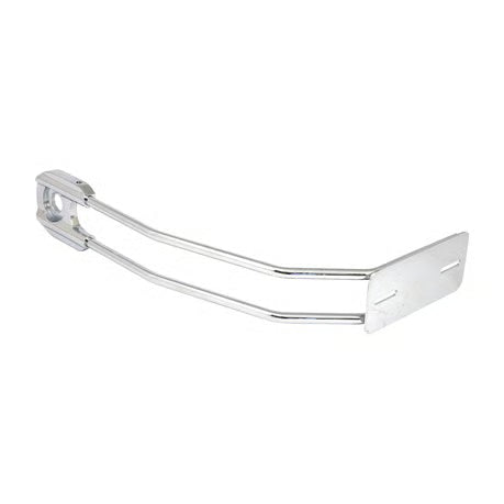 Behind tire license plate holder, axle mount. Chrome Item No: 926621
