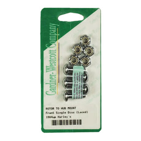Brake rotor bolt kit, chrome button Item No: 927041