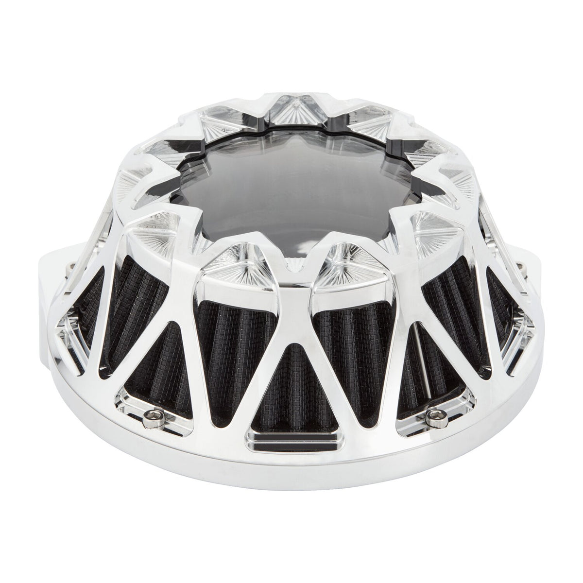 Arlen Ness CrossFire luftfilterkit, krom