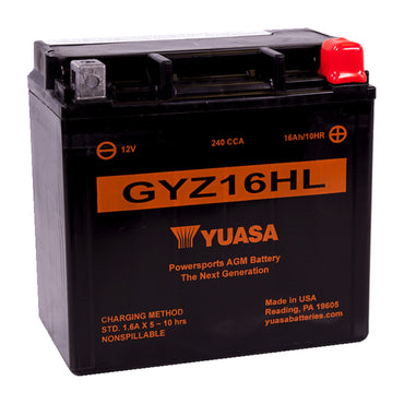 Yuasa GYZ16HL AGM-batteri 12 V 16 Ah