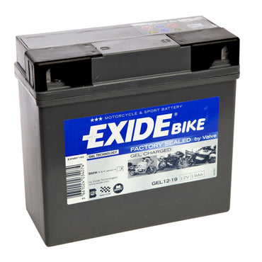 Exide fabriksforseglet BMW-batteri, 12 V / 19 Ah