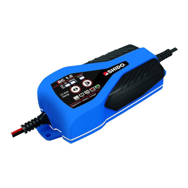 Shido dual batterioplader 12 V, 1,0 A – UK-stik