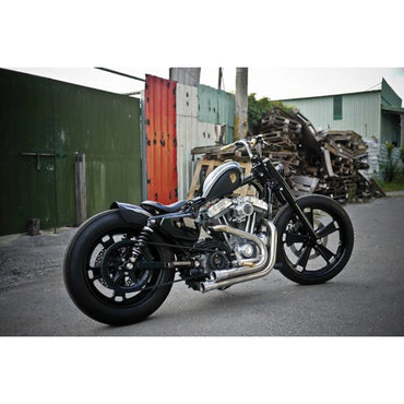 Rough Crafts Bobbed bagskærmssæt i sort glasfiber