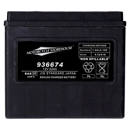 MCS Standard Series AGM Batteri – 12V 22Ah 325CCA
