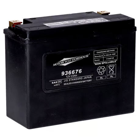 MCS, standard series - AGM sealed battery. 12v, 23ah. 360cca Item No: 936676