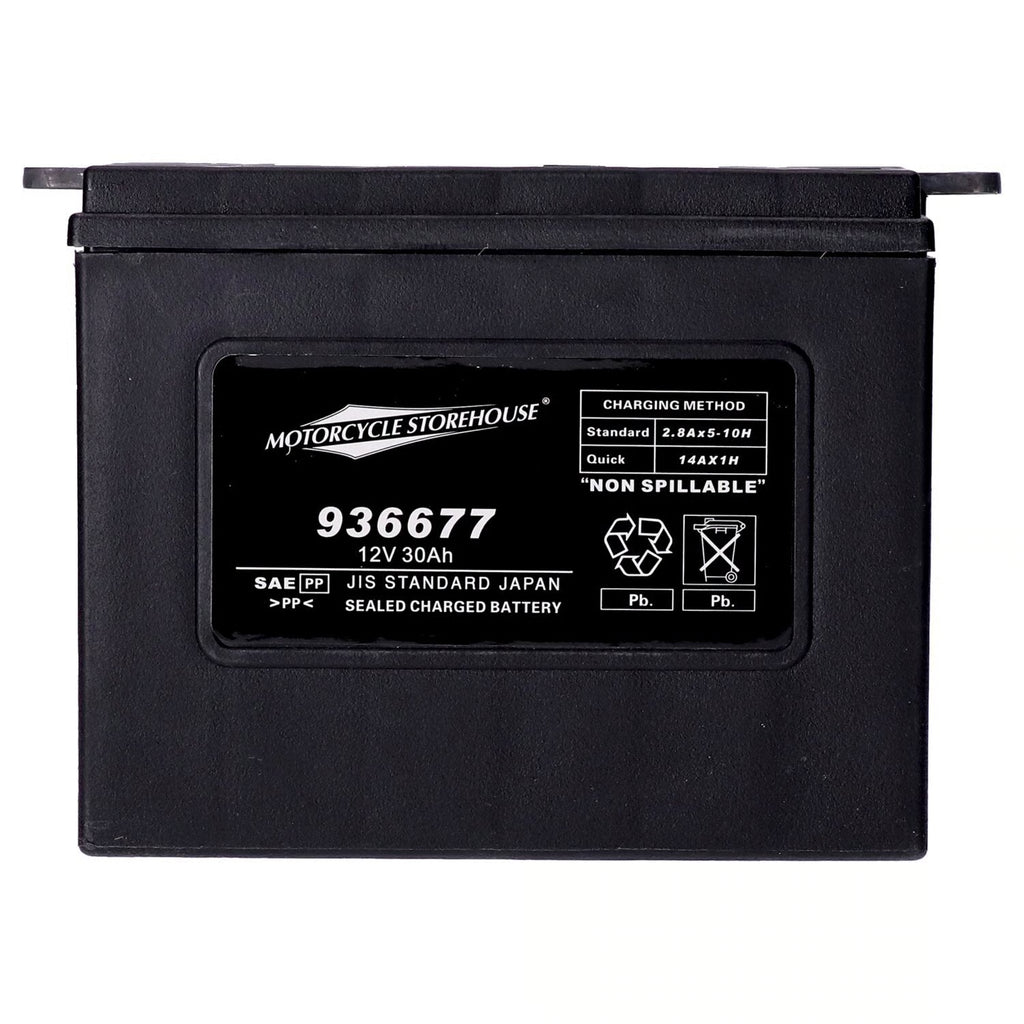 MCS, standard series - AGM sealed battery. 12v, 30ah. 370cca Item No: 936677