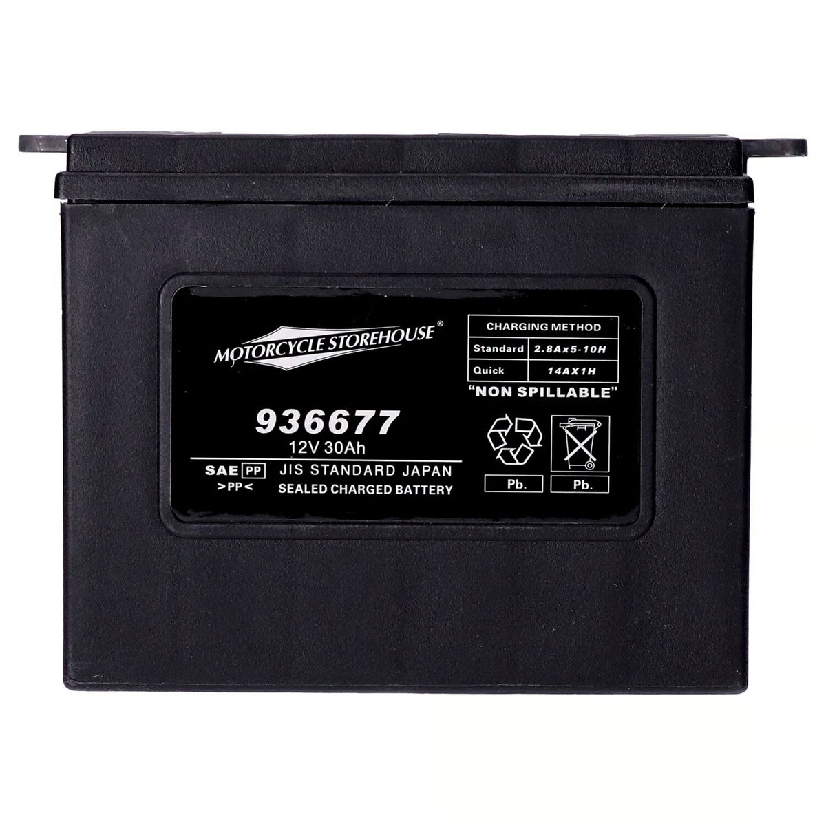 MCS Standard Series AGM Batteri – 12V 30Ah 370CCA