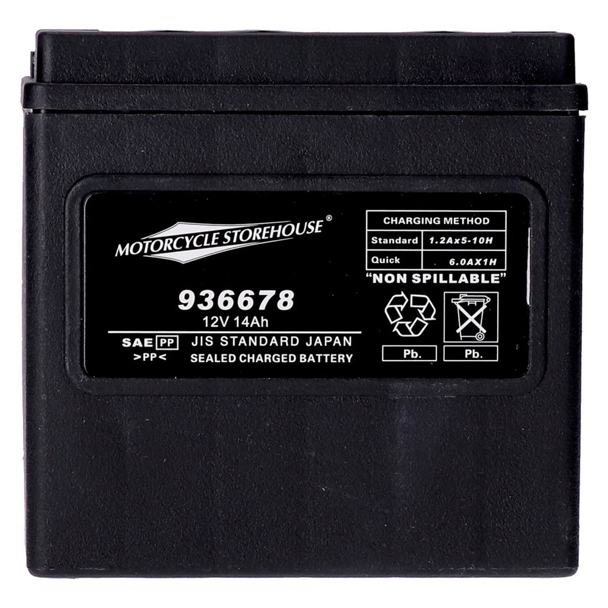 MCS Standard Series AGM Batteri – 12V 14Ah 240CCA
