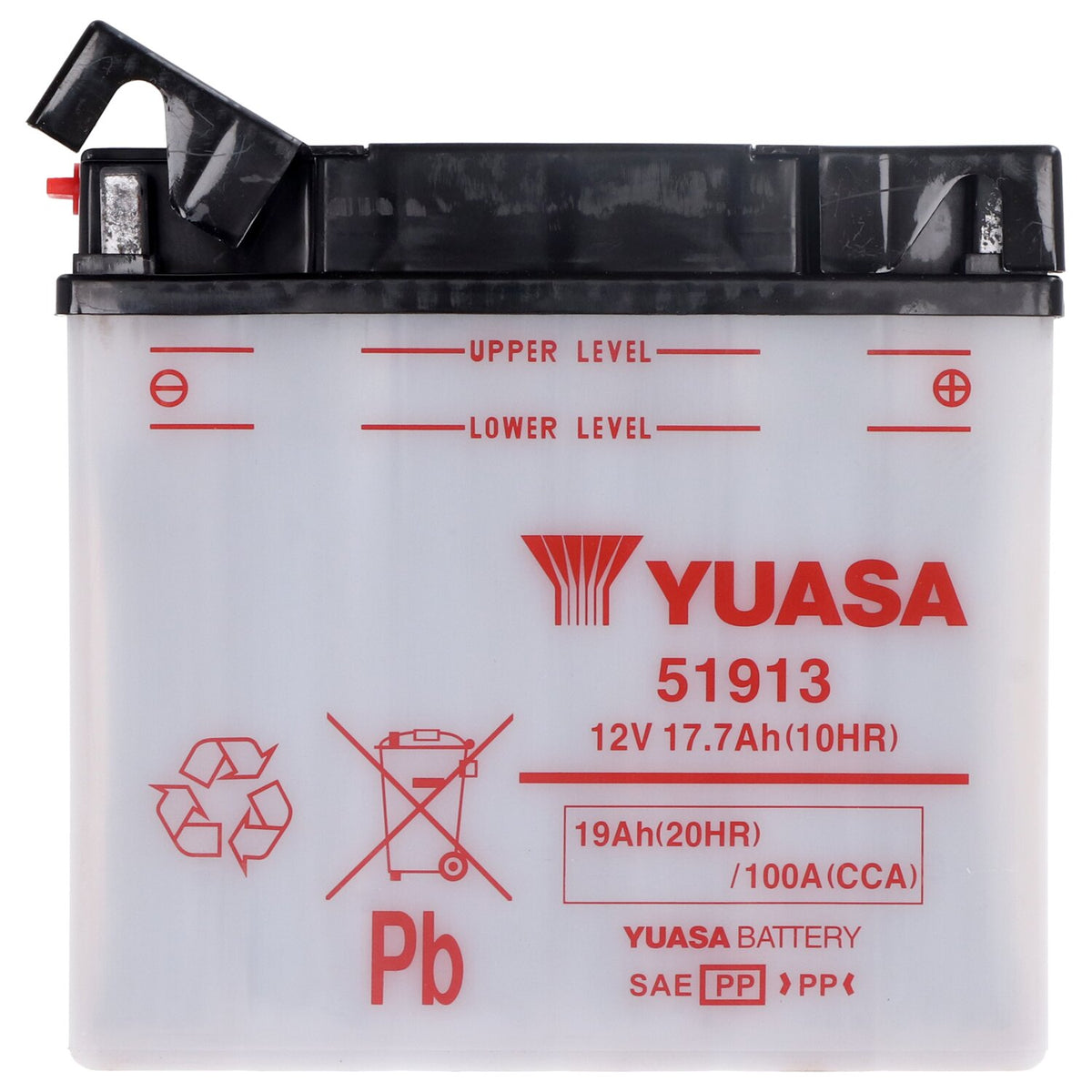 Yuasa konventionelt motorcykelbatteri