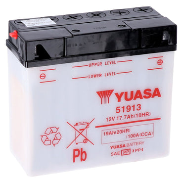 Yuasa konventionelt motorcykelbatteri