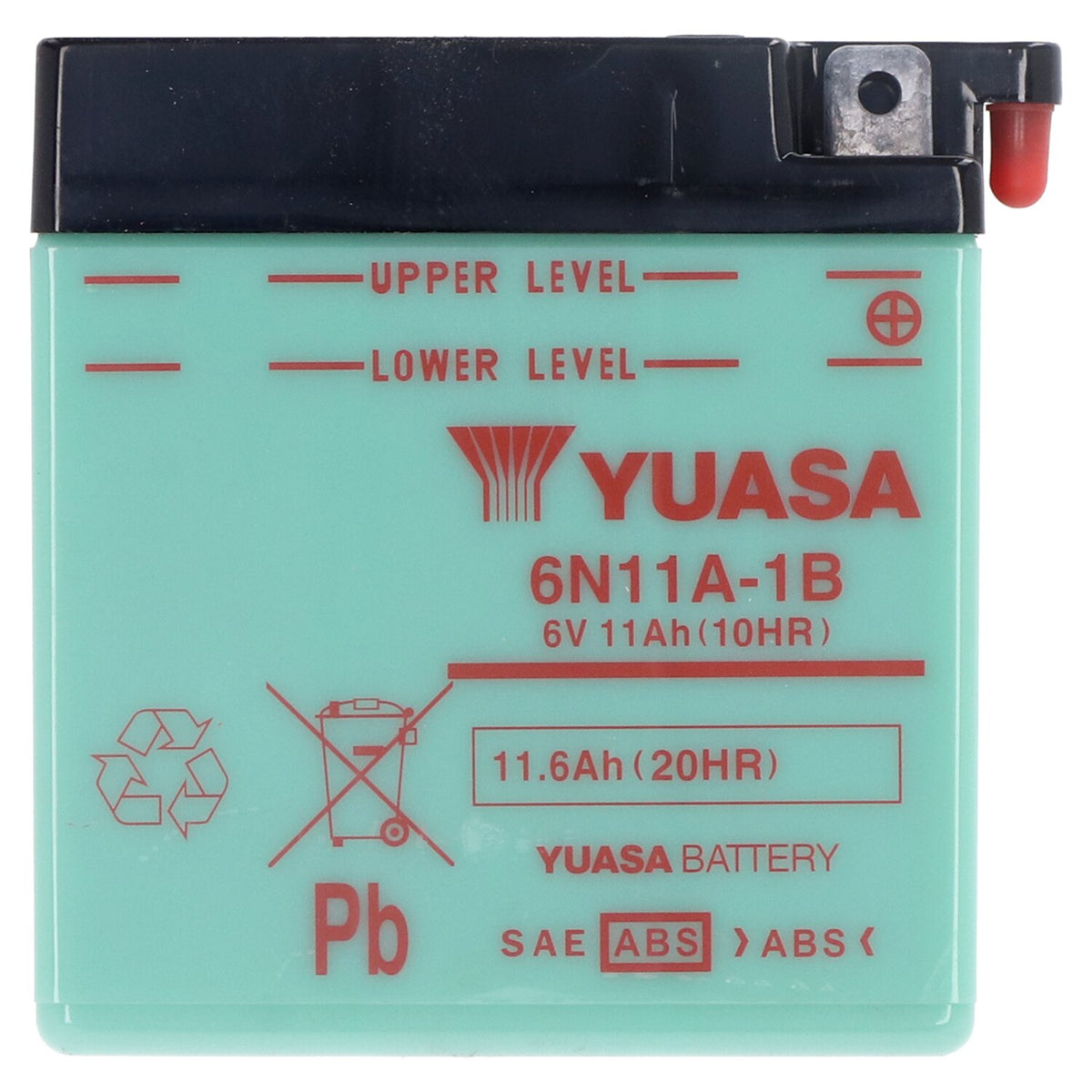 Yuasa konventionelt 6V-batteri