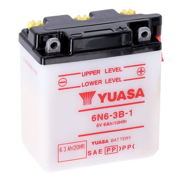 Yuasa konventionelt 6 V-batteri