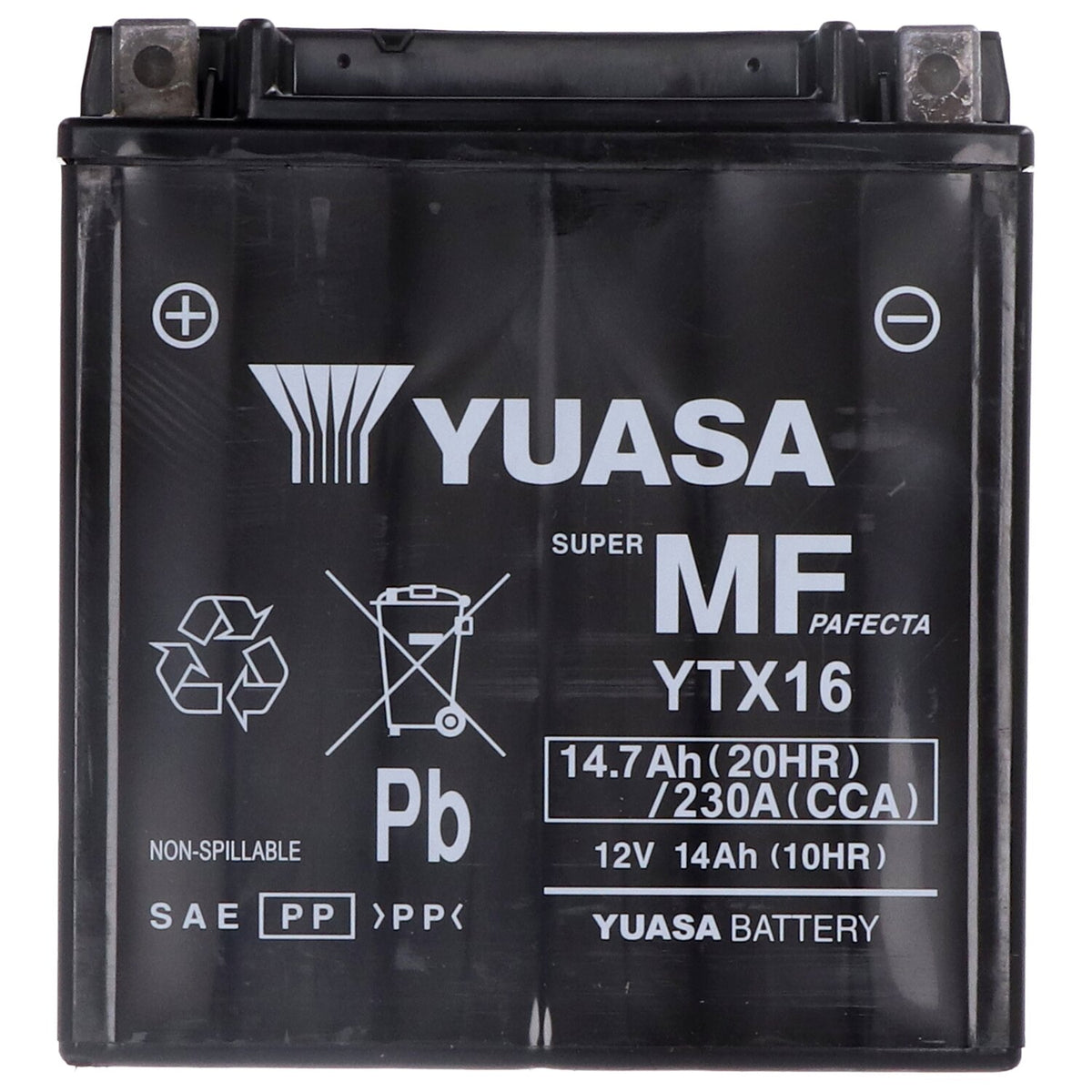 Yuasa AGM-batteri YTX16-WC