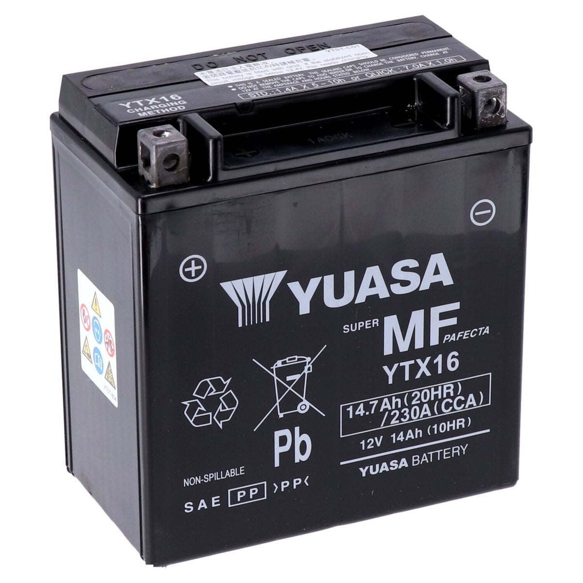 Yuasa AGM-batteri YTX16-WC