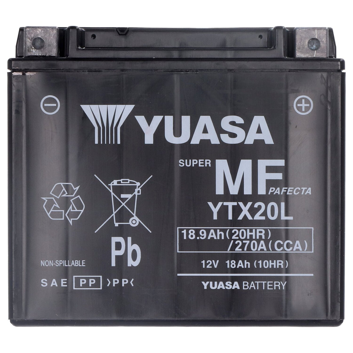 Yuasa AGM-batteri YTX20L-WC