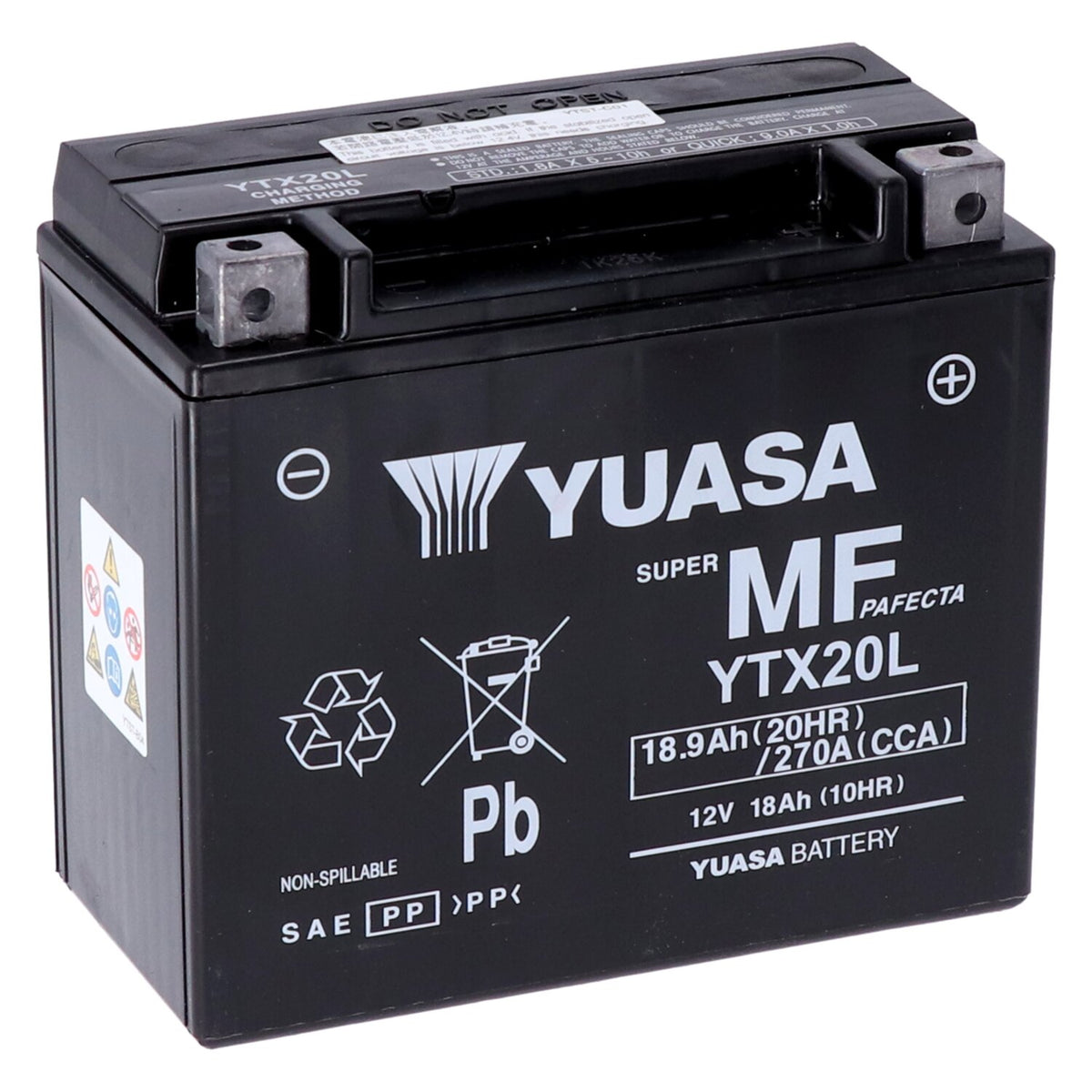 Yuasa AGM-batteri YTX20L-WC