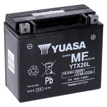 Yuasa AGM-batteri YTX20L-WC