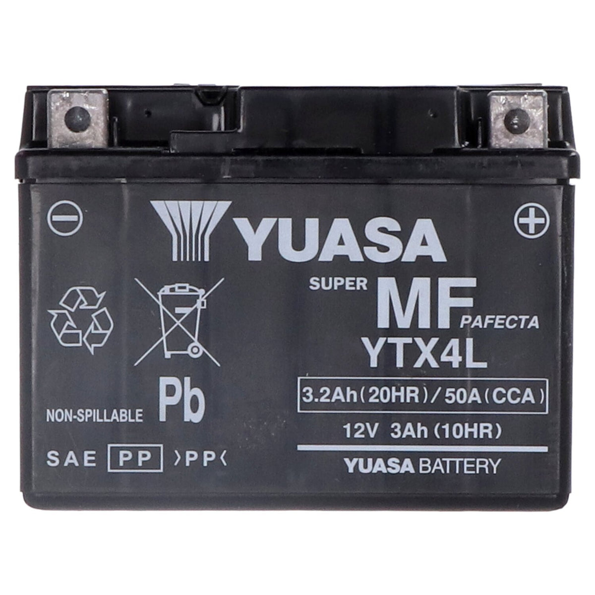 Yuasa AGM-batteri YTX4L-WC