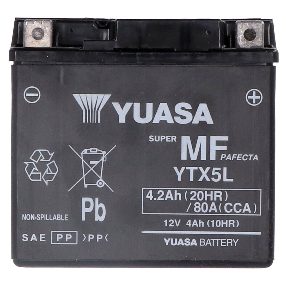Yuasa AGM-batteri YTX5L-WC