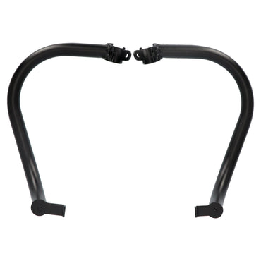 Highway Hawk Fat Bar motorbøjle 38 mm, blank sort