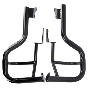 Highway Hawk motorbøjle 38 mm Fat Bar, blank sort