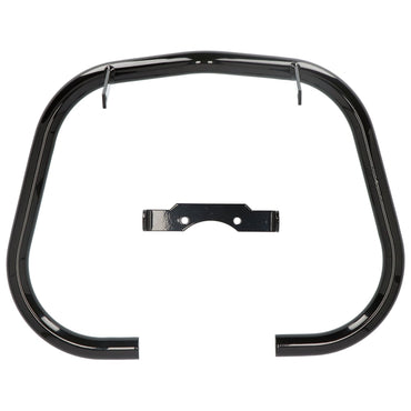 Highway Hawk Fat Bar motorbøjle, 38 mm, blank sort