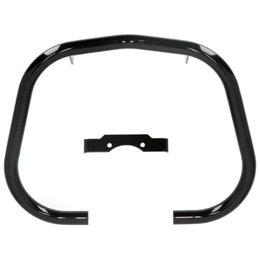 Highway Hawk Fat Bar motorbøjle, 38 mm, blank sort
