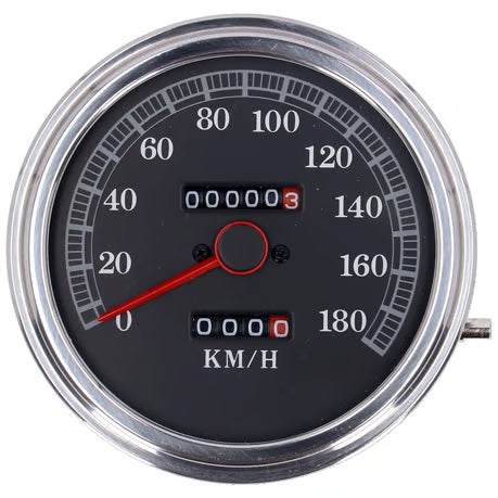 FL speedometer, '85-up face', black. 2:1 kmh Item No: 940446