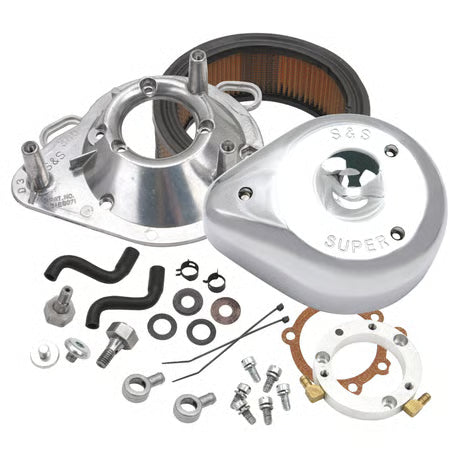 S&S, teardrop air cleaner assembly. Chrome Item No: 940509
