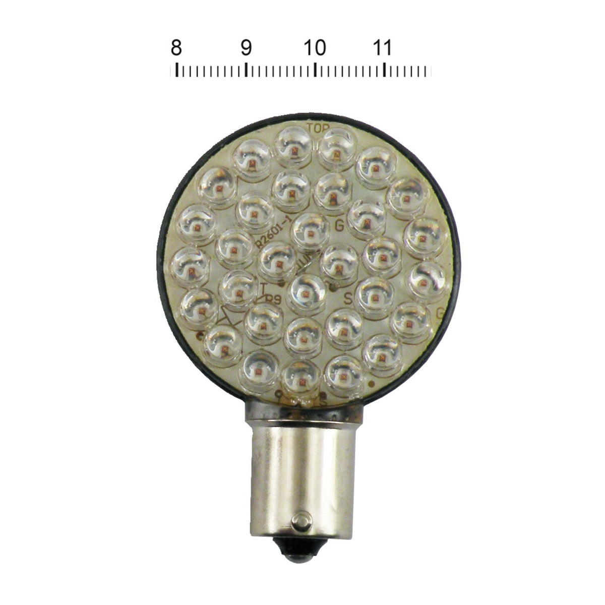 MCS Lollipop flad LED-blinklyspære, rød