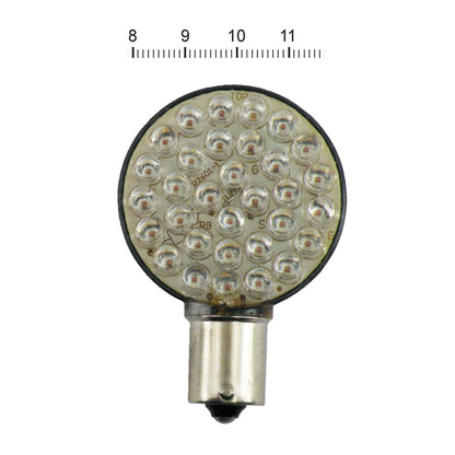 MCS Lollipop flad LED-blinklyspære, rød