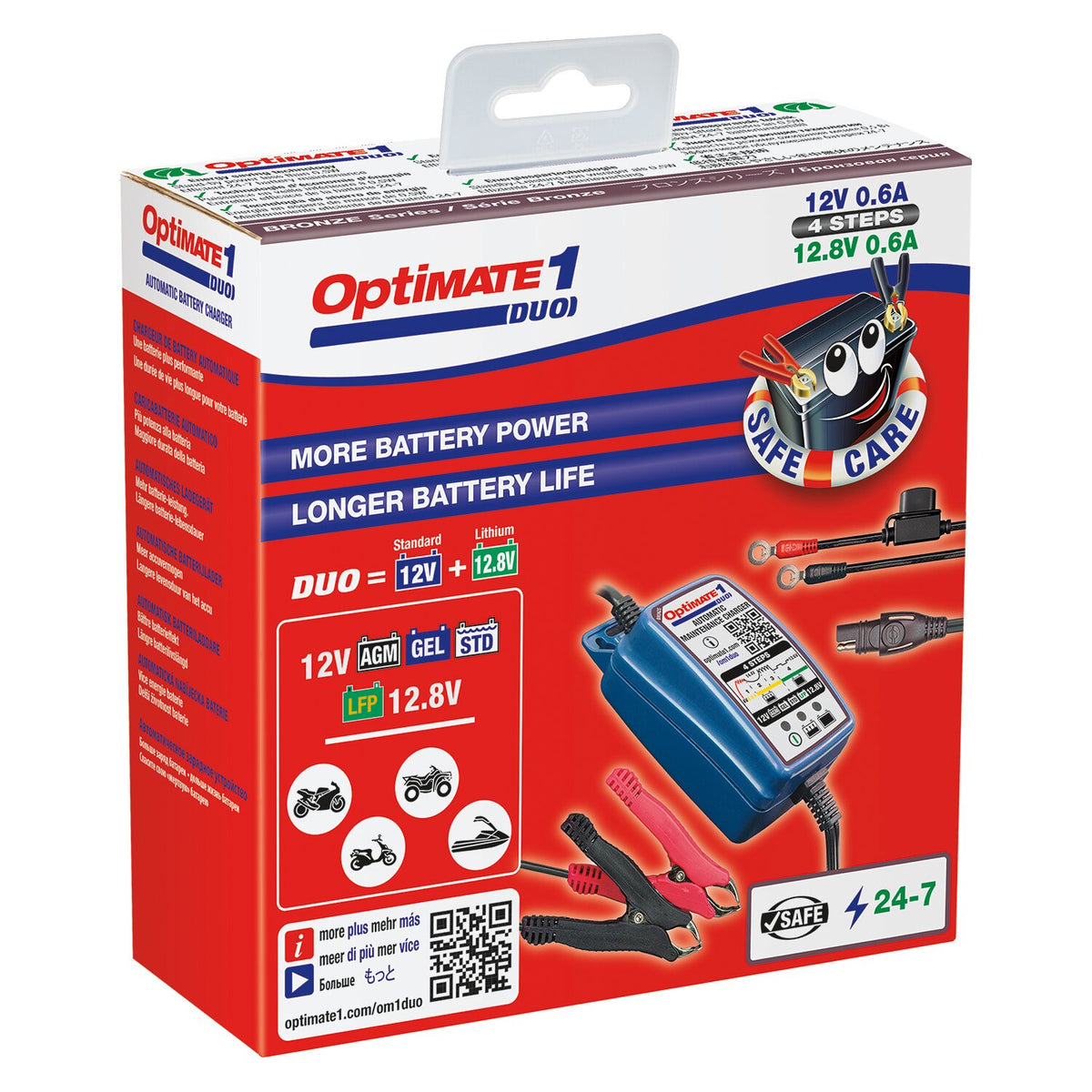Tecmate OptiMate 1 Duo 12V batterilader