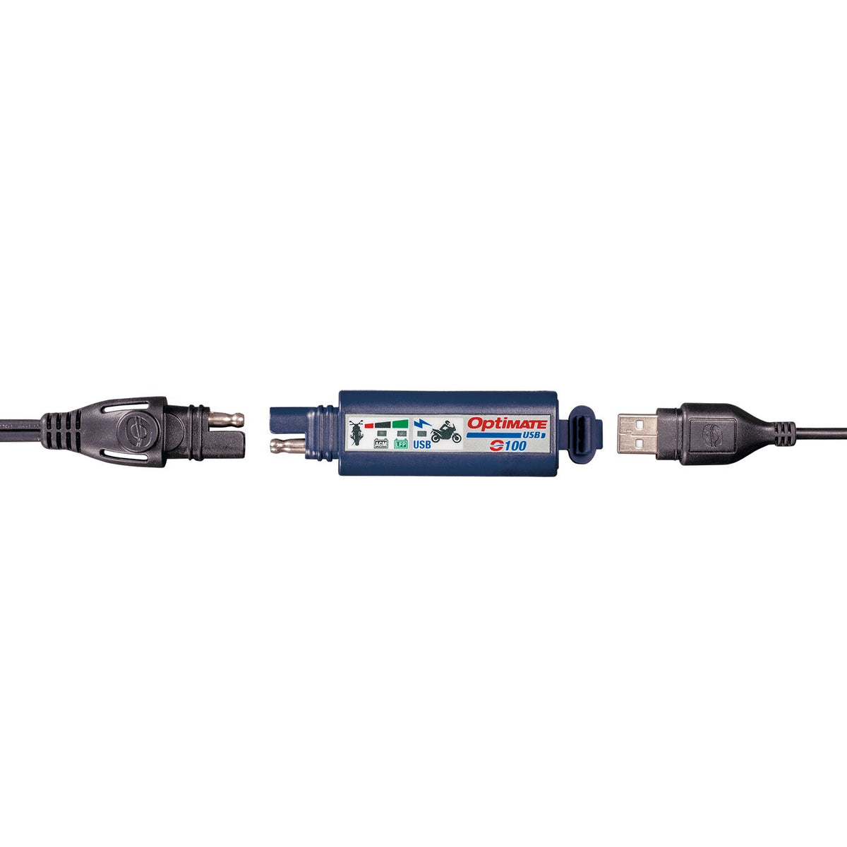 Tecmate OptiMATE O-100 USB-oplader med batterimonitor