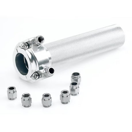 Biltwell, Whiskey throttle assembly. Polished Item No: 942658