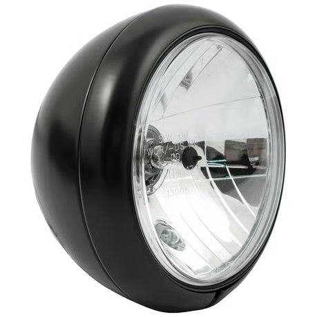 7" gladiator FL style H4 headlamp. Black Item No: 943206