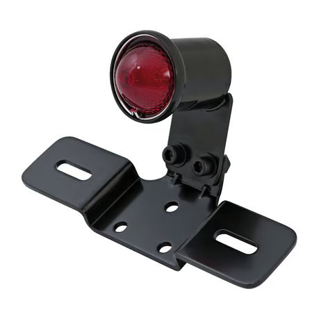 Old school LED taillight, type 3. Black. Red lens Item No: 943835