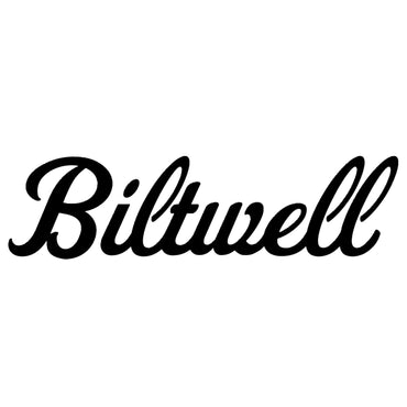 Biltwell Script-klistermærke, sort, 12"