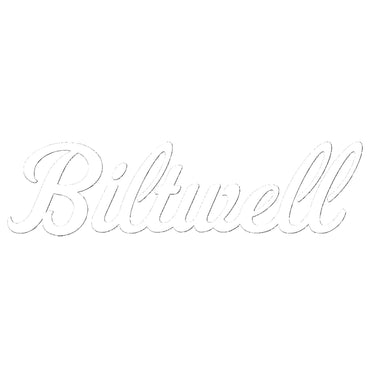 Biltwell Script-klistermærke, hvidt, 6 tommer