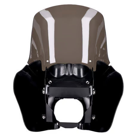 Headlamp fairing. Gloss black. Tinted windshield Item No: 947445