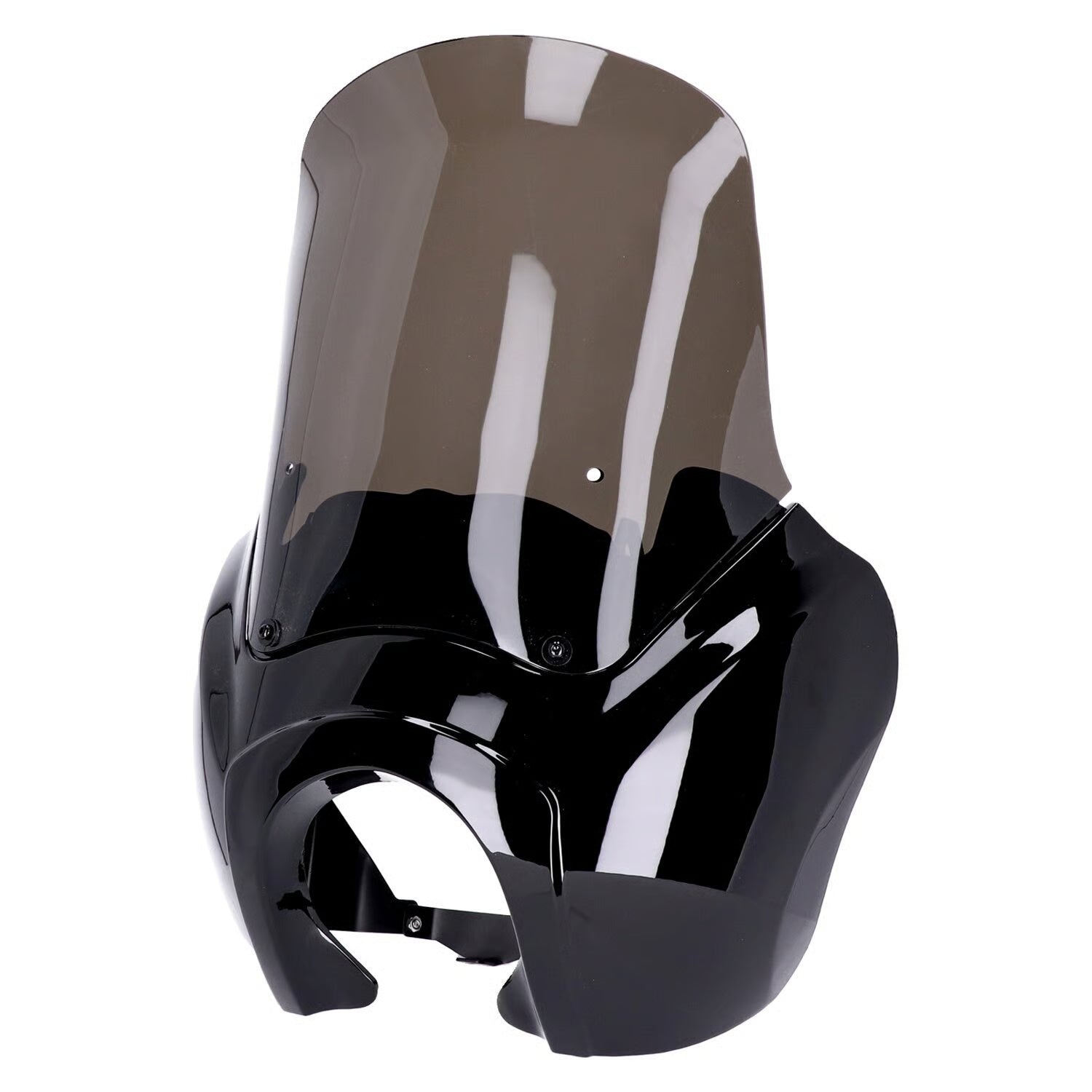 Headlamp fairing. Gloss black. Tinted windshield Item No: 947445