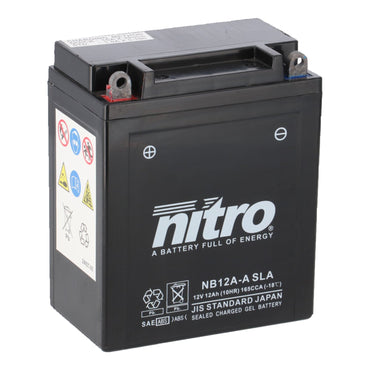 Nitro forseglet AGM-gelbatteri YB12-A-A SLA