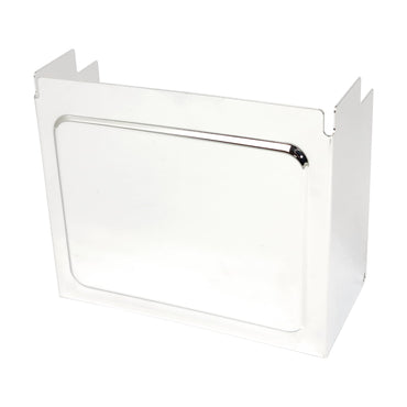 MCS batteridæksel i krom med hævet sidepanel
