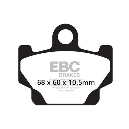 EBC V-pad semi-sinterede bremseklodser