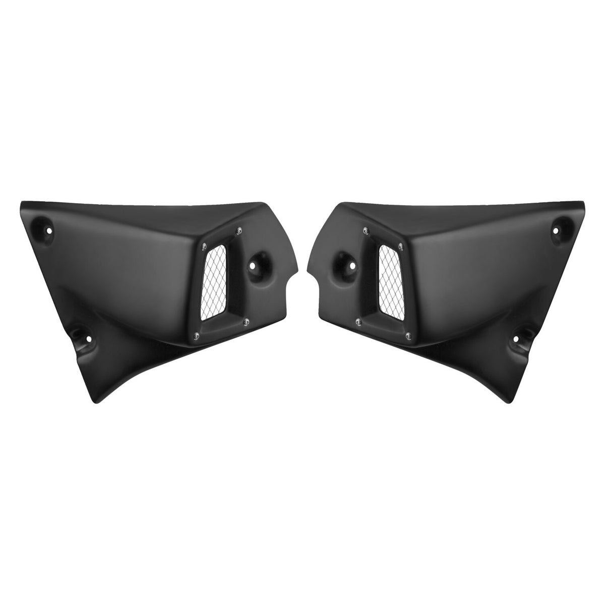 C-Racer frontsidepaneler i sort ABS-plast