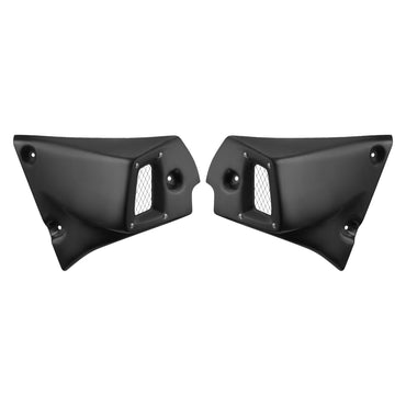 C-Racer frontsidepaneler i sort ABS-plast