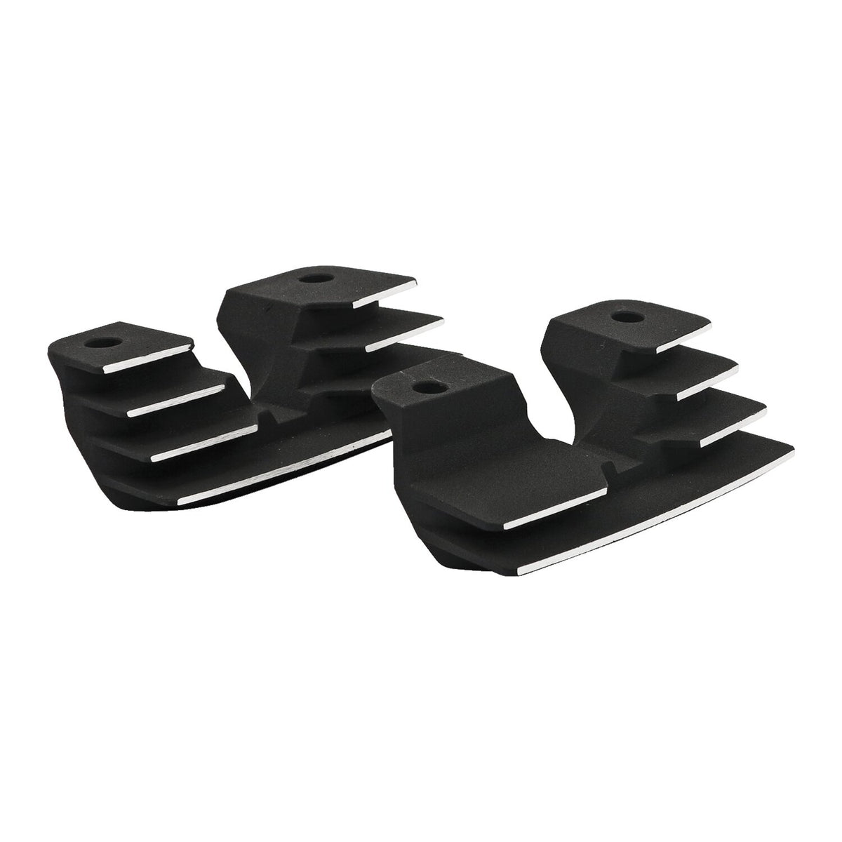 MCS dæksæt til topbolte, sort med køleribber