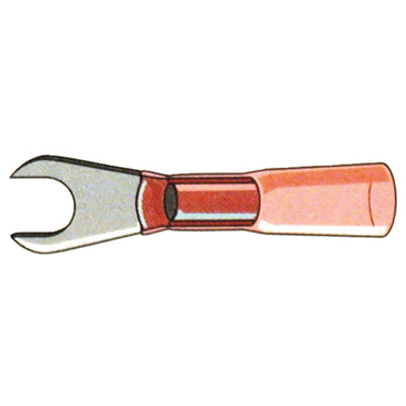 Standard røde loddefri fladstik, #6, 25 stk.