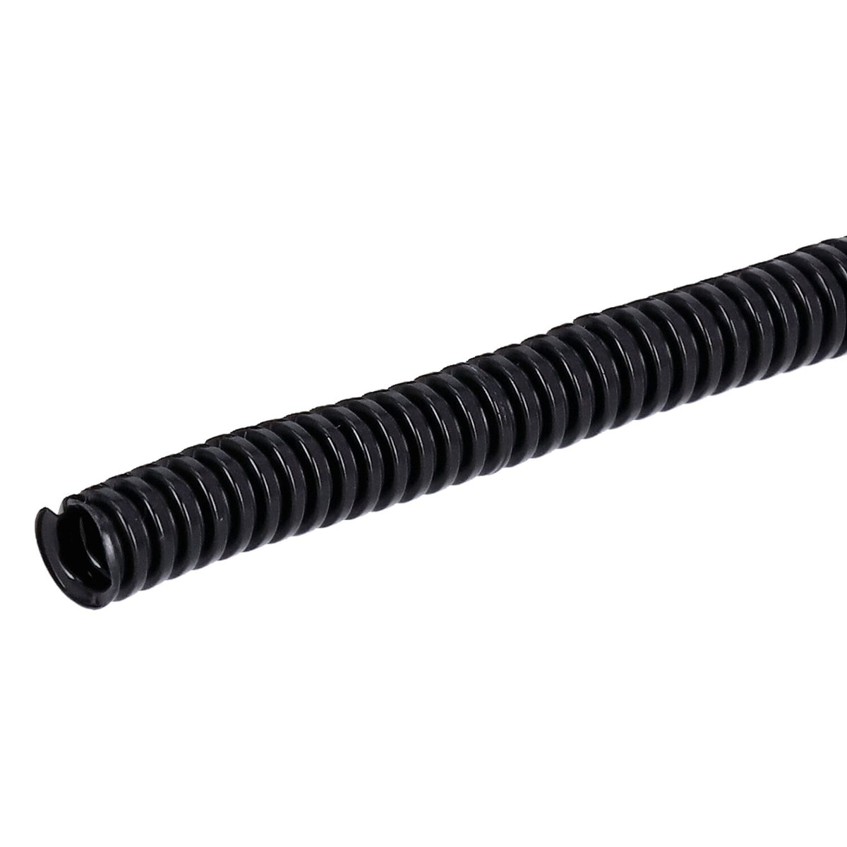 Standard PVC-kabelbeskyttelse, sort, 50 ft
